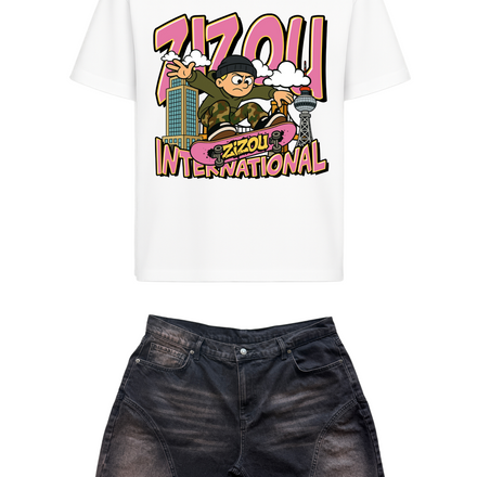 Skate Tee + Black Jorts Bundle