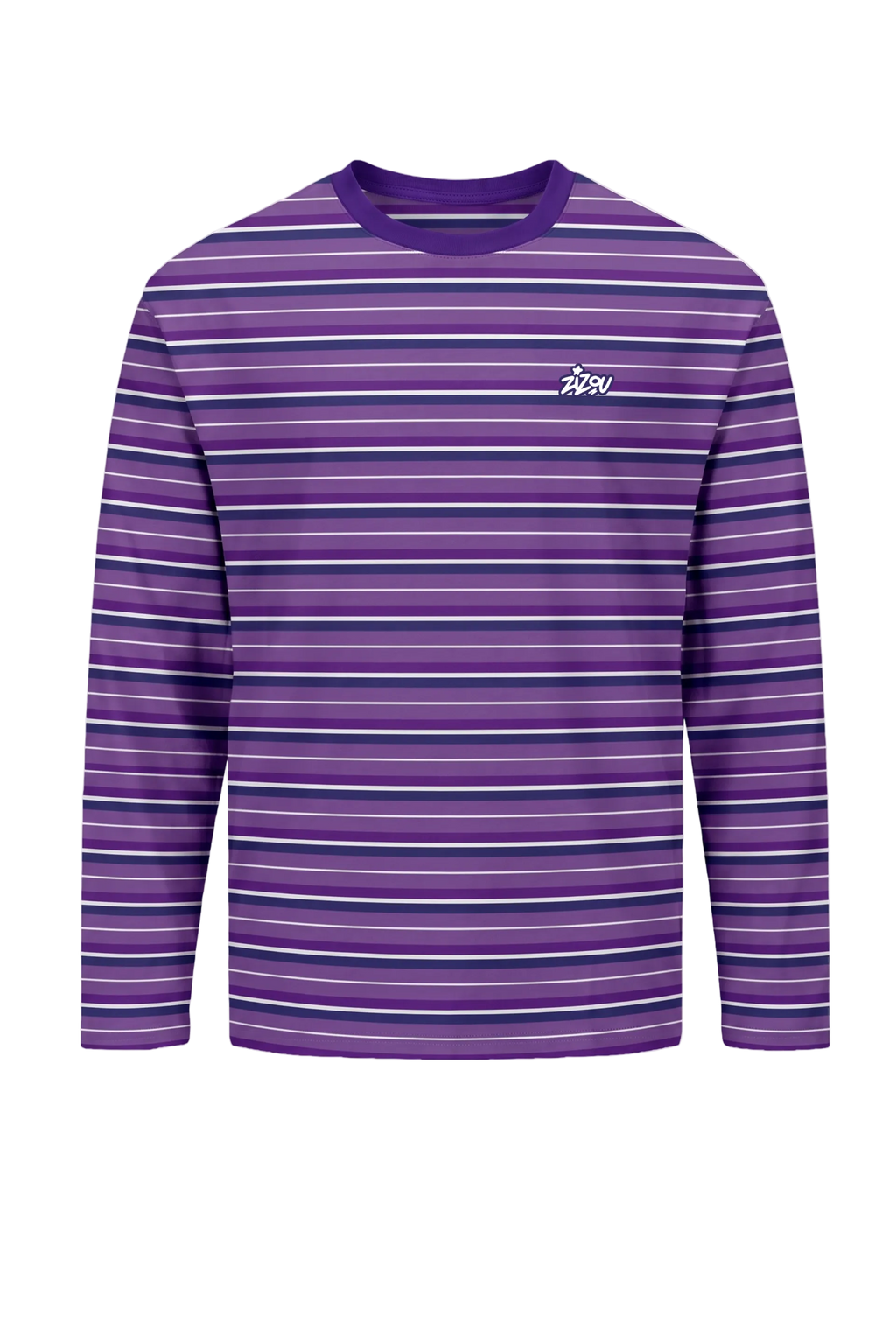 PURPLE STRIPED LONGSLEEVE
