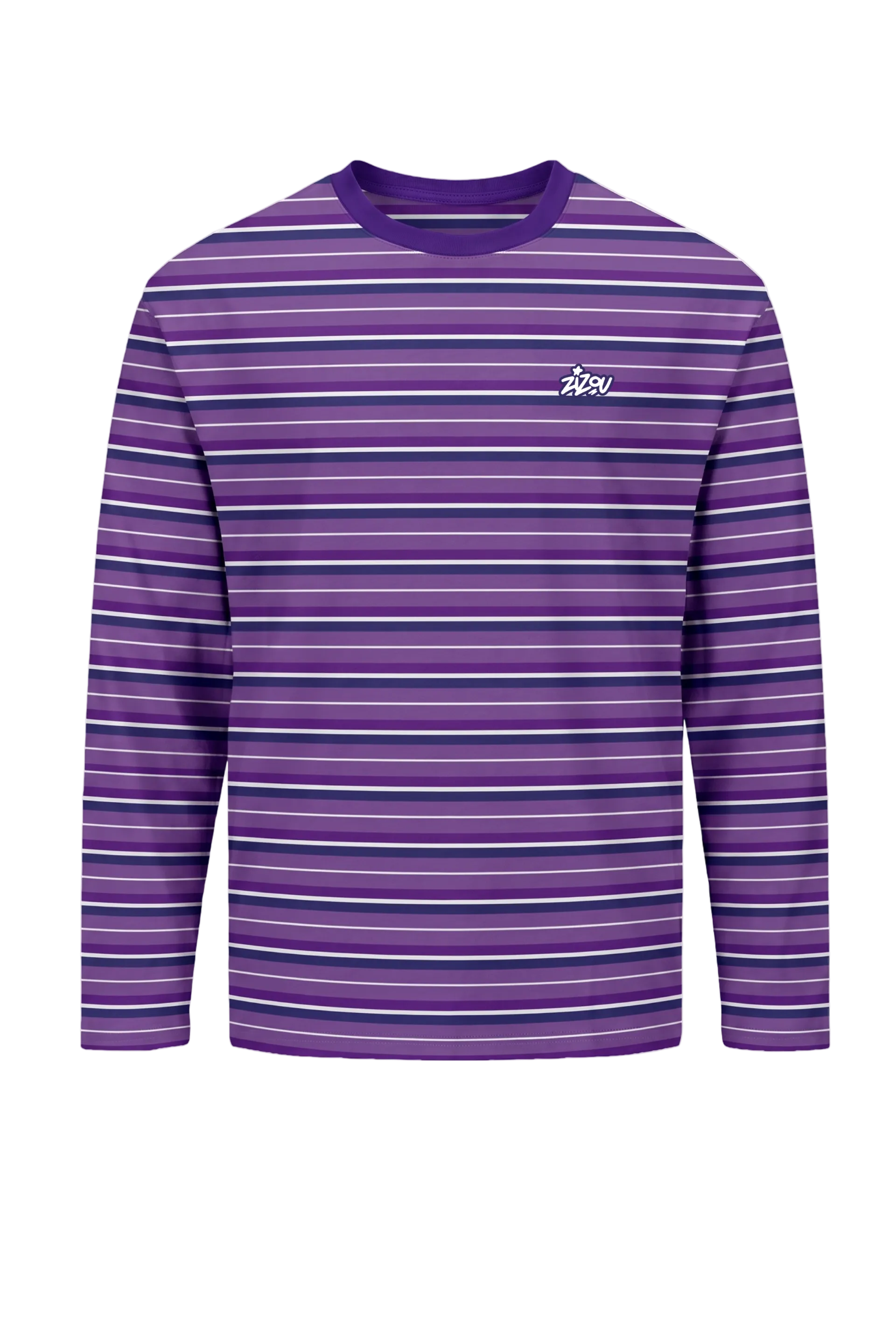 PURPLE STRIPED LONGSLEEVE